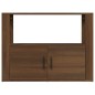 vidaXL Aparador de madera contrachapada marrón roble 80x30x60 cm vidaXL Aparador de madera contrachapada marrón roble 80x30x60 cm