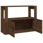 vidaXL Aparador de madera contrachapada marrón roble 80x30x60 cm vidaXL Aparador de madera contrachapada marrón roble 80x30x60 cm