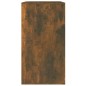 vidaXL Armario de maquillaje madera color roble ahumado 80x40x75 cm