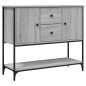 vidaXL Aparador de madera de ingeniería gris Sonoma 100x36x85 cm vidaXL Aparador de madera de ingeniería gris Sonoma 100x36x85 cm
