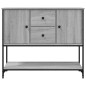 vidaXL Aparador de madera de ingeniería gris Sonoma 100x36x85 cm vidaXL Aparador de madera de ingeniería gris Sonoma 100x36x85 cm