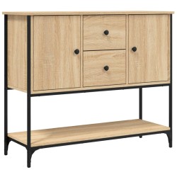 vidaXL Aparador de madera de ingeniería roble Sonoma 100x36x85 cm