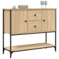 vidaXL Aparador de madera de ingeniería roble Sonoma 100x36x85 cm vidaXL Aparador de madera de ingeniería roble Sonoma 100x36x85 cm