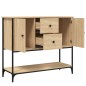 vidaXL Aparador de madera de ingeniería roble Sonoma 100x36x85 cm vidaXL Aparador de madera de ingeniería roble Sonoma 100x36x85 cm