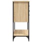 vidaXL Aparador de madera de ingeniería roble Sonoma 100x36x85 cm vidaXL Aparador de madera de ingeniería roble Sonoma 100x36x85 cm