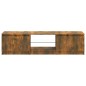 vidaXL Mueble de TV con luces LED roble ahumado 140x40x35,5 cm vidaXL Mueble de TV con luces LED roble ahumado 140x40x35,5 cm