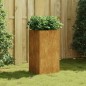 vidaXL Jardinera de acero corten 40x40x80 cm vidaXL Jardinera de acero corten 40x40x80 cm