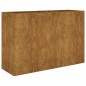 vidaXL Jardinera acero corten 120x40x80 cm vidaXL Jardinera acero corten 120x40x80 cm