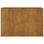 vidaXL Jardinera acero corten 120x40x80 cm vidaXL Jardinera acero corten 120x40x80 cm