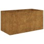 vidaXL Maceta de acero corten 80x40x40 cm vidaXL Maceta de acero corten 80x40x40 cm