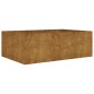 vidaXL Jardinera acero corten 120x80x40 cm vidaXL Jardinera acero corten 120x80x40 cm