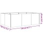 vidaXL Jardinera acero corten 120x80x40 cm vidaXL Jardinera acero corten 120x80x40 cm