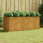 vidaXL Jardinera acero corten 200x80x80 cm vidaXL Jardinera acero corten 200x80x80 cm