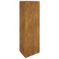 vidaXL Jardinera de acero corten 30x26x75 cm vidaXL Jardinera de acero corten 30x26x75 cm
