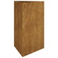 vidaXL Jardinera de acero corten 50x43x75 cm vidaXL Jardinera de acero corten 50x43x75 cm