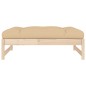 vidaXL Taburete de jardín madera maciza de pino 120x80 cm vidaXL Taburete de jardín madera maciza de pino 120x80 cm