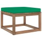 vidaXL Set de jardín palets 4 pzas con cojines madera pino impregnada vidaXL Set de jardín palets 4 pzas con cojines madera pino impregnada