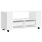 vidaXL Mueble para TV madera de ingeniería blanco 102x34,5x43 cm