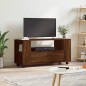 vidaXL Mueble para TV madera de ingeniería roble marrón 102x34,5x43 cm