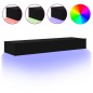 vidaXL Muebles de TV con luces LED 2 uds negro 60x35x15,5 cm vidaXL Muebles de TV con luces LED 2 uds negro 60x35x15,5 cm