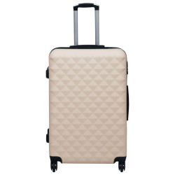 vidaXL Maleta rígida con ruedas ABS dorado