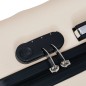 vidaXL Maleta rígida con ruedas ABS dorado