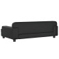 vidaXL Sofá para niños de cuero sintético negro 90x53x30 cm vidaXL Sofá para niños de cuero sintético negro 90x53x30 cm