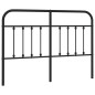 vidaXL Cabecero de metal negro 150 cm vidaXL Cabecero de metal negro 150 cm