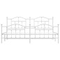 vidaXL Estructura cama metal con cabecero y pie cama blanco 193x203 cm vidaXL Estructura cama metal con cabecero y pie cama blanco 193x203 cm