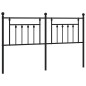 vidaXL Cabecero de metal negro 180 cm vidaXL Cabecero de metal negro 180 cm