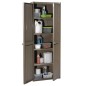 vidaXL Armario almacenaje de jardín PP apariencia madera 65x45x172 cm vidaXL Armario almacenaje de jardín PP apariencia madera 65x45x172 cm