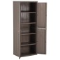 vidaXL Armario almacenaje de jardín PP apariencia madera 65x45x172 cm vidaXL Armario almacenaje de jardín PP apariencia madera 65x45x172 cm