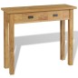 vidaXL Mesa consola madera de teca maciza 90x30x80 cm vidaXL Mesa consola madera de teca maciza 90x30x80 cm