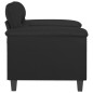 vidaXL Sillón cuero sintético negro 60 cm vidaXL Sillón cuero sintético negro 60 cm