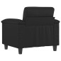 vidaXL Sillón cuero sintético negro 60 cm vidaXL Sillón cuero sintético negro 60 cm