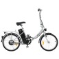 Bicicleta eléctrica plegable con batería litio aleación de aluminio Bicicleta eléctrica plegable con batería litio aleación de aluminio