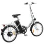 Bicicleta eléctrica plegable con batería litio aleación de aluminio Bicicleta eléctrica plegable con batería litio aleación de aluminio