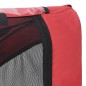 vidaXL Remolque de bicicleta para mascotas rojo y negro vidaXL Remolque de bicicleta para mascotas rojo y negro