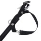 vidaXL Remolque de bicicleta para mascotas rojo y negro vidaXL Remolque de bicicleta para mascotas rojo y negro