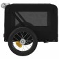 vidaXL Remolque de bicicleta mascotas hierro tela Oxford negro vidaXL Remolque de bicicleta mascotas hierro tela Oxford negro