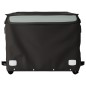 vidaXL Remolque para bicicleta hierro negro y gris 45 kg vidaXL Remolque para bicicleta hierro negro y gris 45 kg