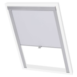 vidaXL Persiana opaca enrollable blanco M04/304 
