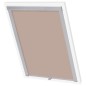 vidaXL Persiana opaca enrollable beige MK08