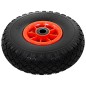 vidaXL Ruedas de carrito de sacos 4 uds PU macizo 3.00-4 260x85 mm