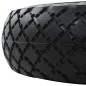 vidaXL Ruedas de carrito de sacos 4 uds PU macizo 3.00-4 260x85 mm