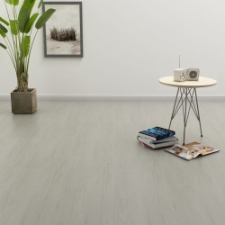 vidaXL Lamas para suelo PVC autoadhesivas 4,46 m² 3 mm gris claro