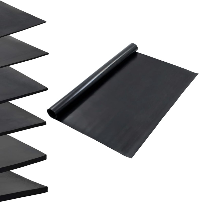 vidaXL Alfombrilla de goma antideslizante lisa 1,2x2 m 2 mm vidaXL Alfombrilla de goma antideslizante lisa 1,2x2 m 2 mm