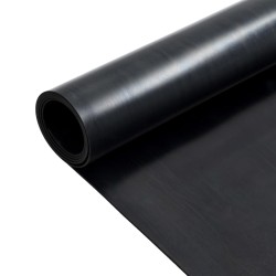 vidaXL Alfombrilla de goma antideslizante lisa 1,2x2 m 2 mm