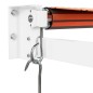 vidaXL Toldo retráctil aluminio y tela naranja y marrón 3x2,5 m vidaXL Toldo retráctil aluminio y tela naranja y marrón 3x2,5 m