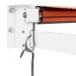 vidaXL Toldo retráctil aluminio y tela naranja y marrón 4x3 m vidaXL Toldo retráctil aluminio y tela naranja y marrón 4x3 m